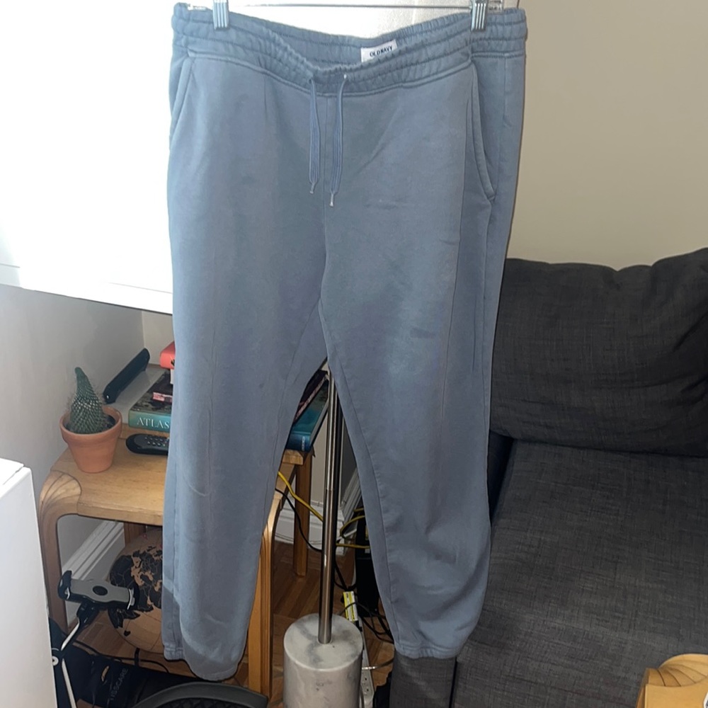 Old Navy men’s sweatpants blue slate size M